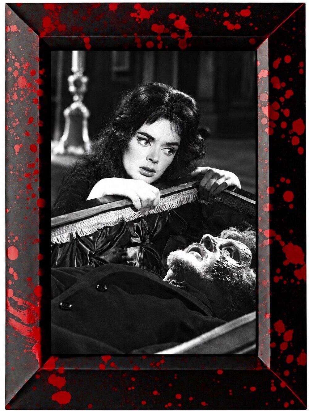 Mario Bava's 1960 gothic horror masterpiece Black Sunday Framed Photo Print Art
